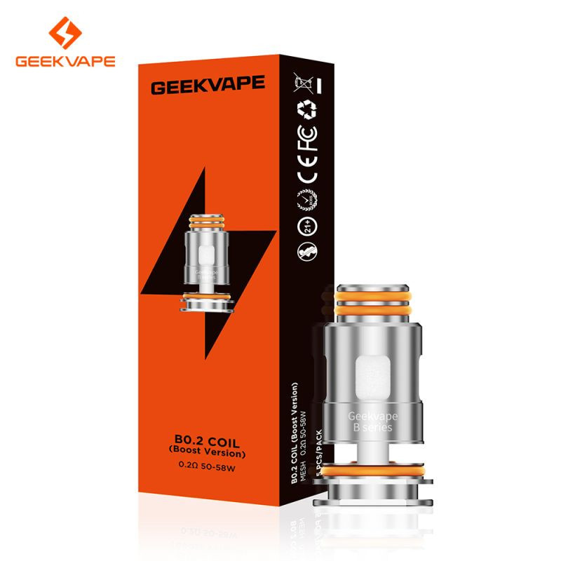 Résistances B Series Version Boost (5pcs) - GeekVape - 0.2ohm Boost