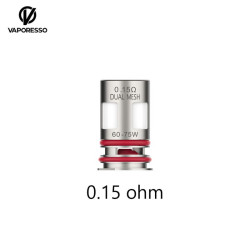 Résistances GTX Dual Mesh (5pcs) - Vaporesso - 0.15ohm