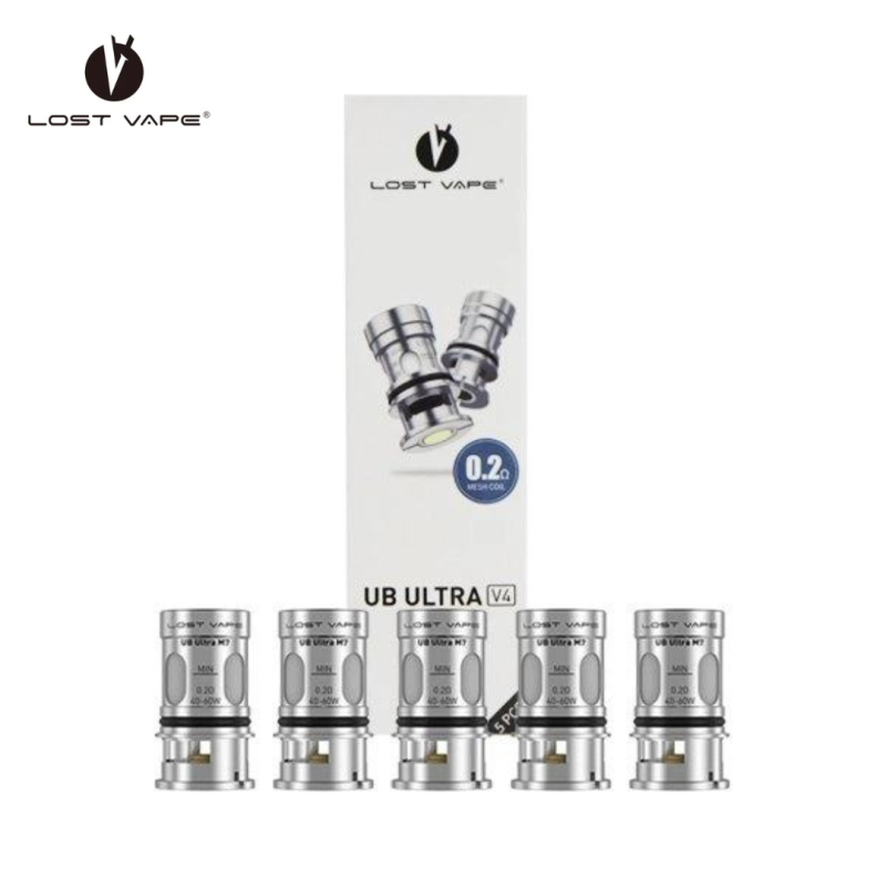 Résistances UB Ultra V4 M8-M7-M6 Coil V4 (5pcs) - Lost Vape - M7 - 0.2ohm