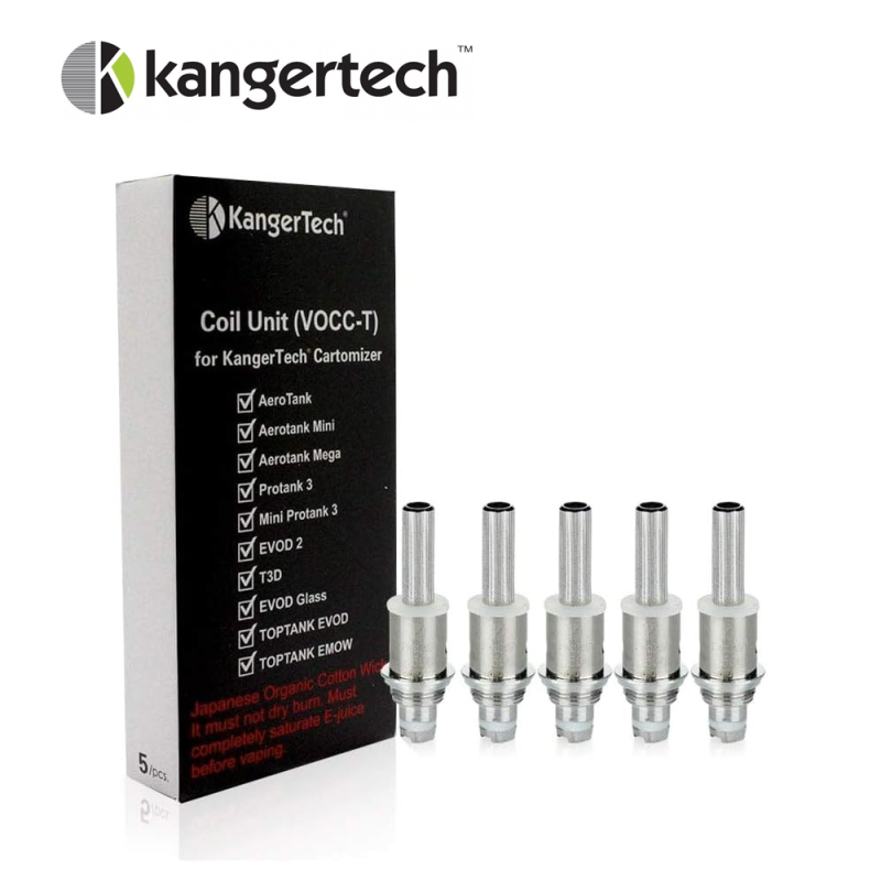 Résistances VOCC-T (5pcs) - Kangertech - 1.5ohm