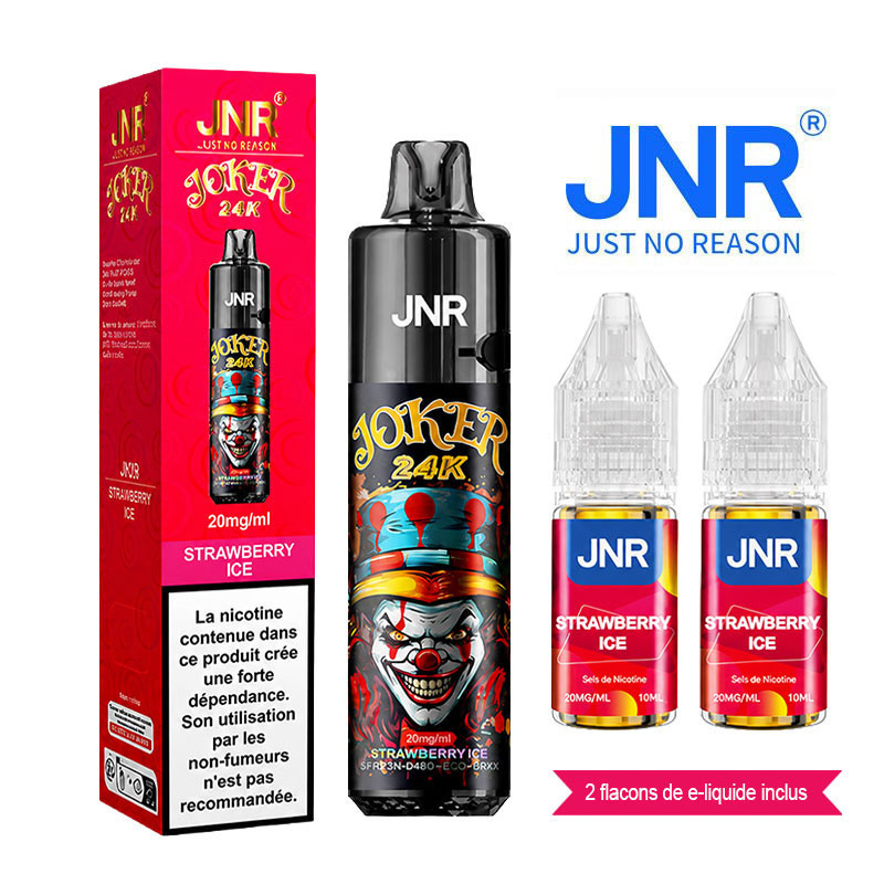 Puff Joker 24K 2X10ml - Joker by JNR - Strawberry Ice