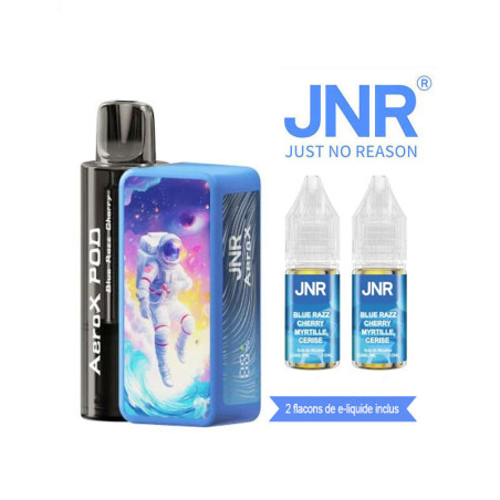 Puff AeroX 32K 2x10ml - AeroX by JNR - Blue Razz Cherry