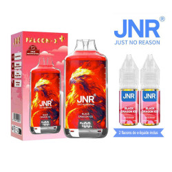 Puff Falcon-X 28K 2X10ml - Falcon-X by JNR - Black Dragon Ice