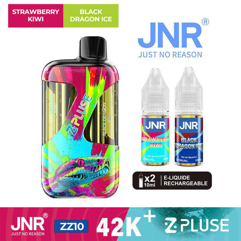 Puff Zpluse 42K - Zpluse by JNR - Strawberry Kiwi + Black Dragon Ice