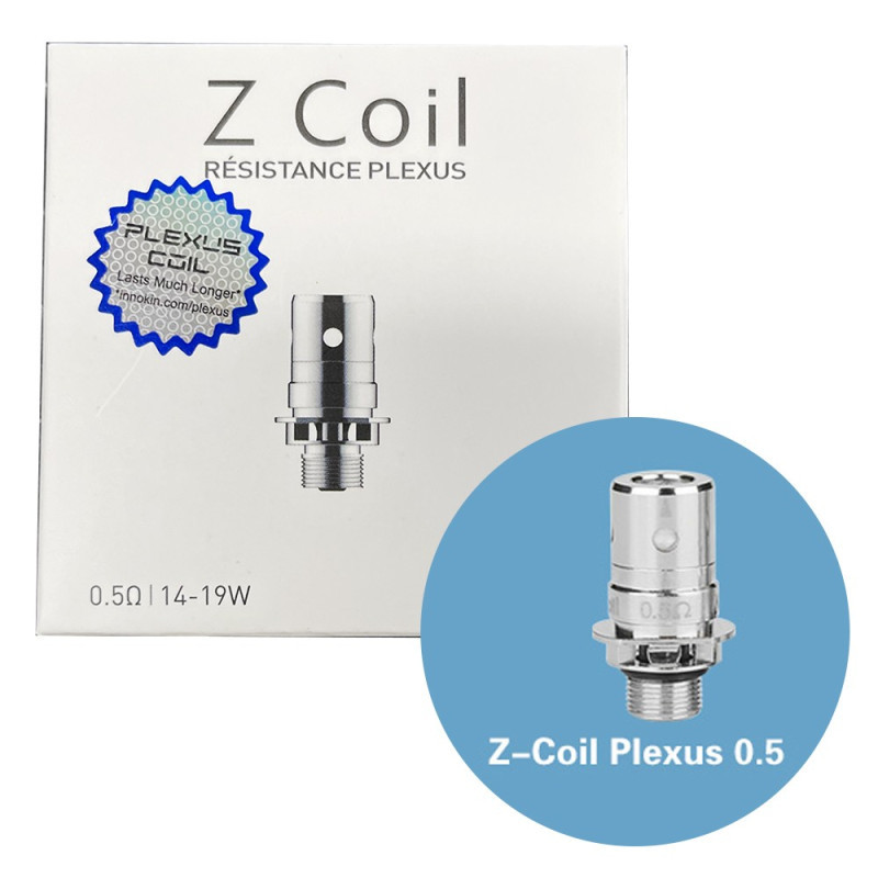 Résistances Z-Coil - Zenith (5pcs) - Innokin - Plexus 0.5ohm