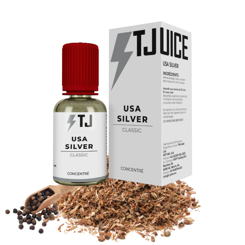 Concentré USA Silver 30ml TPD FR - Tjuice - 0mg
