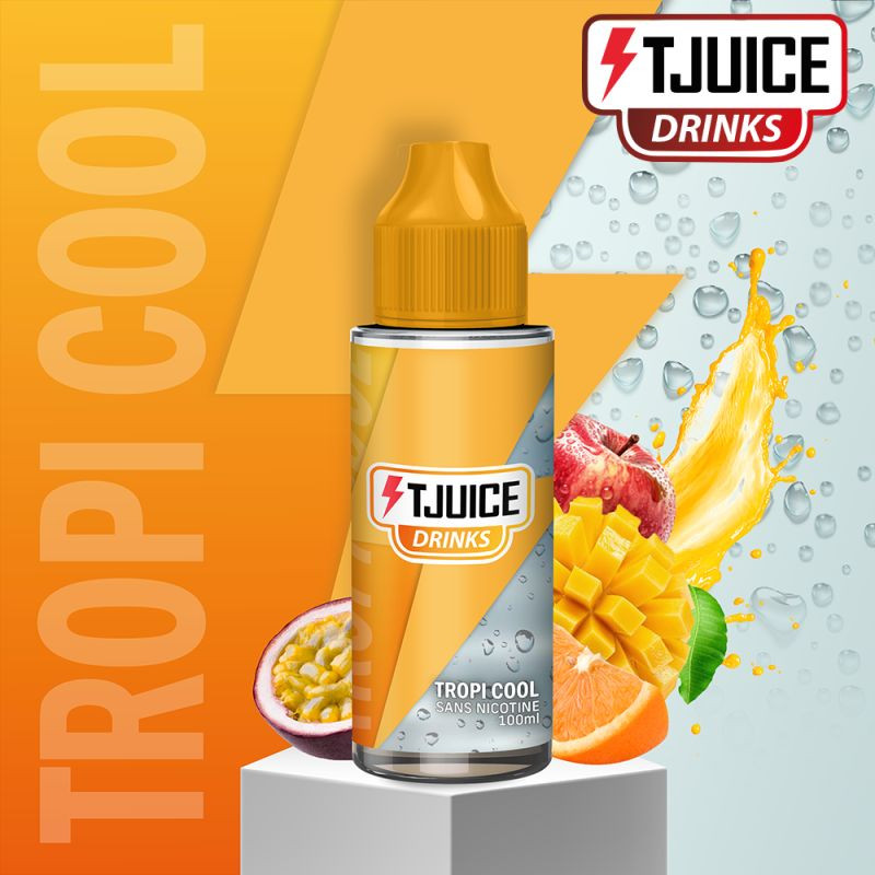 E-liquide Tropi Cool 100ml - TJuice Drinks - 0mg