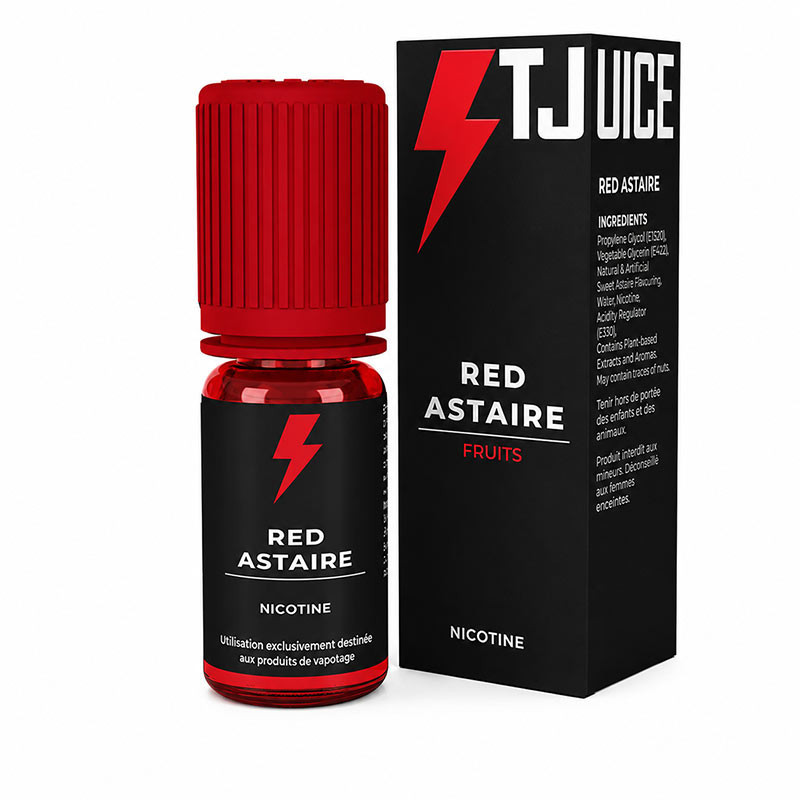 E-liquide Red Astaire 10ml - T-Juice - 0mg
