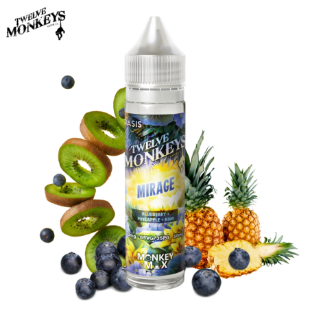 E-liquide Mirage 50ml - Oasis by 12 Monkeys