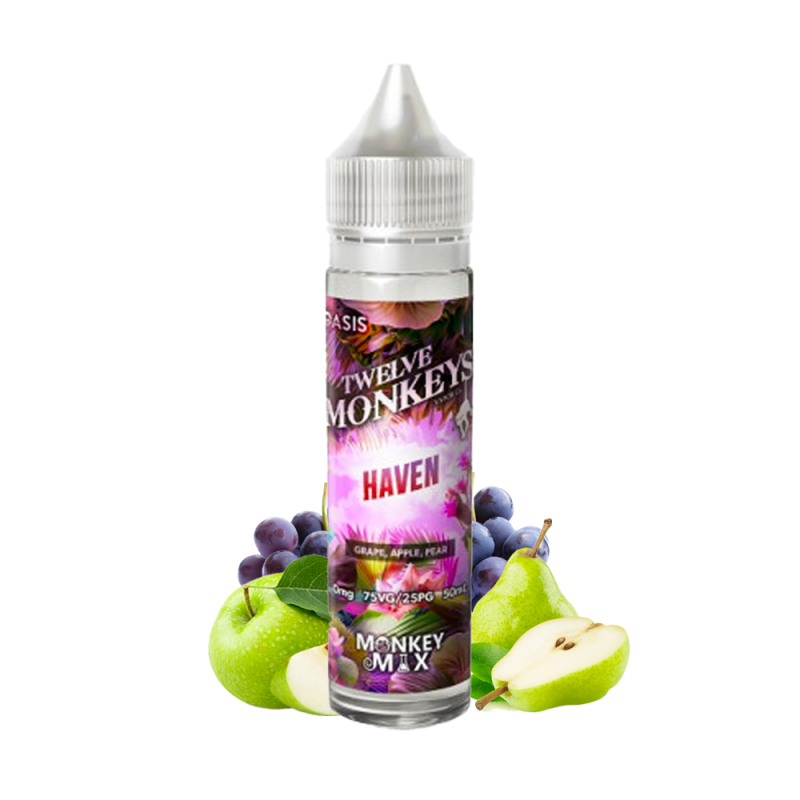 E-liquide Haven 50ml - Oasis by 12 Monkeys - 0mg