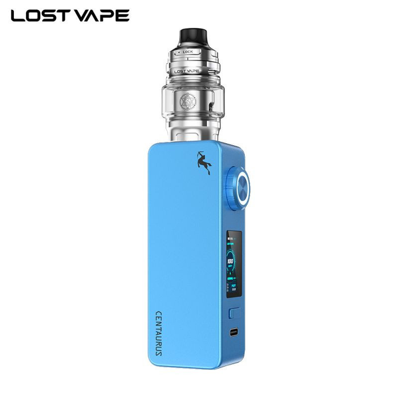 Kit Centaurus M100 et Centaurus Sub Ohm V2 - Lost Vape - Neon Blue