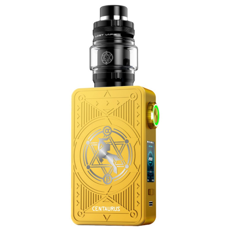 Kit Centaurus M200 avec Centaurus Subohm - Lost Vape - Golden Knight