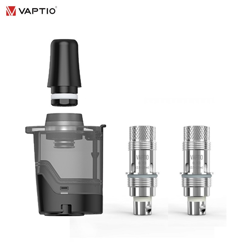 Pack Cartouche + Résistances Cosmo G1 - Vaptio - Noir