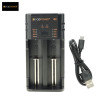 Q2 Chargeur de batterie Li-ion avec LED et Micro USB - E-Cig Power - Black