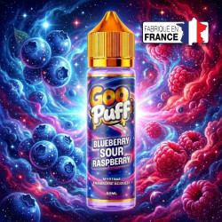 E-liquide Blueberry Sour Raspberry 50ml - Goo Puff - 0mg