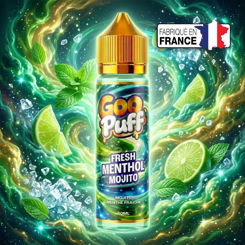 E-liquide Fresh Menthol Mojito 50ml - Goo Puff - 0mg