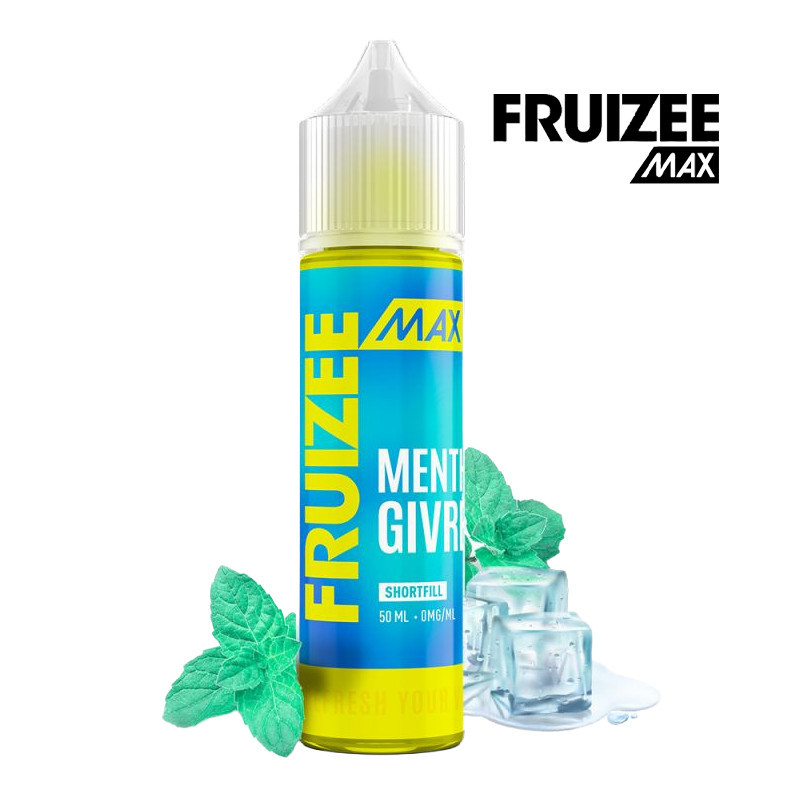 E-liquide Menthe Givrée 50ml - Fruizee Max by Fruizee - 0mg