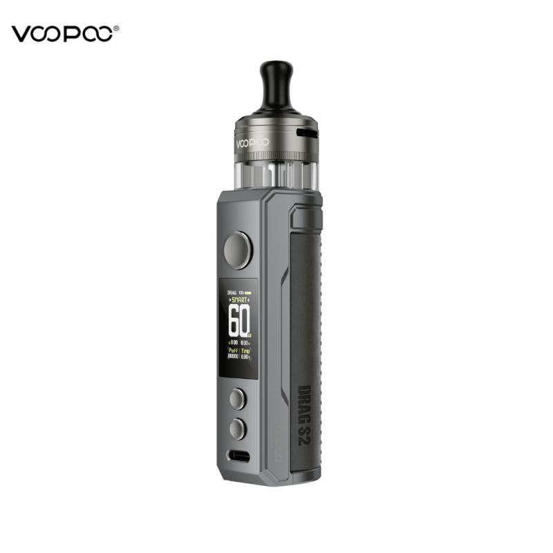 Kit Drag S2 2500mAh - Voopoo - Grey Metal