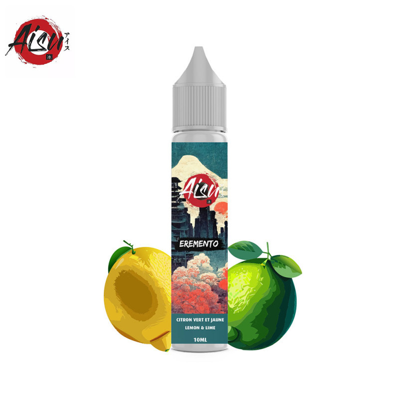 E-liquide Citron Vert et Jaune 10ml Nic Salt - Eremento by Aisu - 10mg
