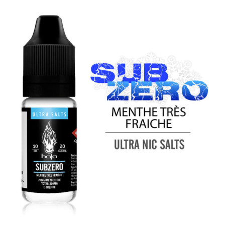 E-liquide Subzero Ultra Salts 10ml - Halo