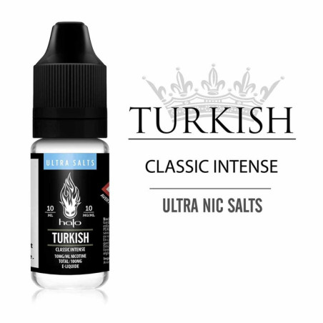 E-liquide Halo Ultra Salts: Turkish Tobacco 10ml