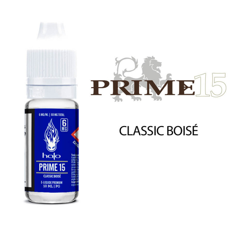 E-liquide PG Prime 15 10ml - Halo - 0mg