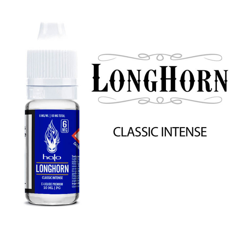 E-liquide PG Longhorn 10ml - Halo - 0mg