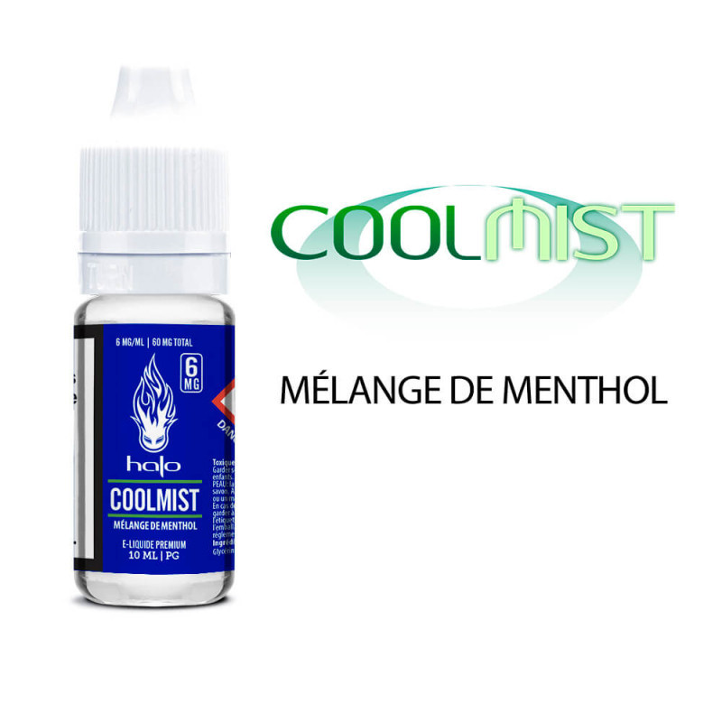 E-liquide PG Coolmist 10ml - Halo - 0mg