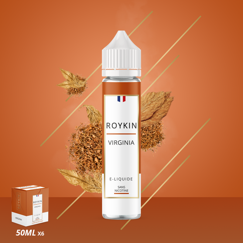 E-liquide Virginia 50ml - Roykin - 0mg