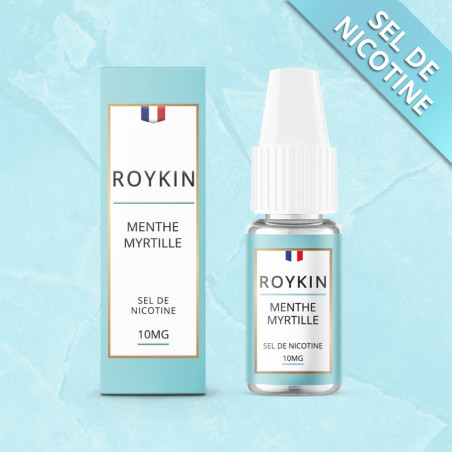 E-liquide Menthe Myrtille 10ml Nic Salt - Roykin