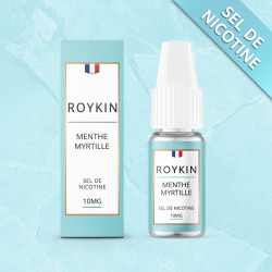 E-liquide Menthe Myrtille 10ml Nic Salt - Roykin - 10mg