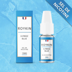 E-liquide X-Freez Blue 10ml Nic Salt - Roykin - 10mg