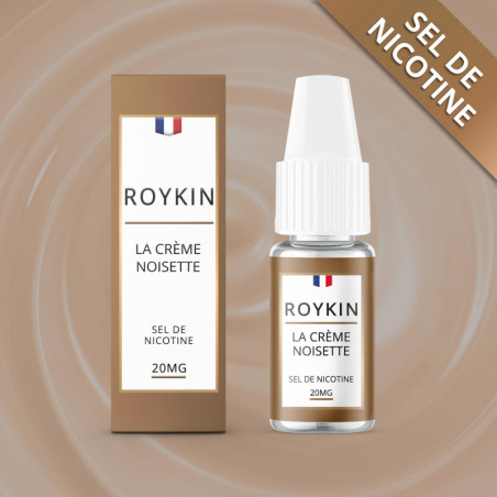 E-liquide Crème De Noisette 10ml Nic Salt - Roykin
