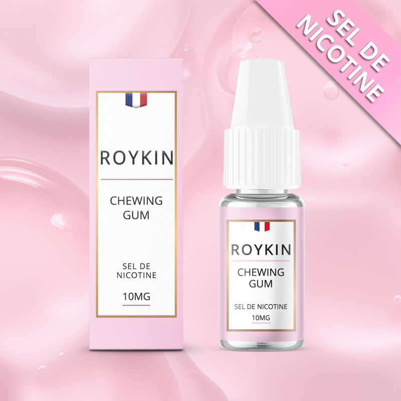 E-liquide Chewing Gum 10ml Nic Salt - Roykin - 10mg