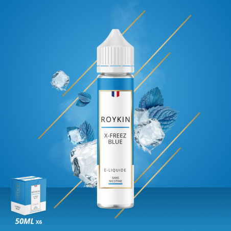 E-liquide X-Freez Blue 50ml - Roykin
