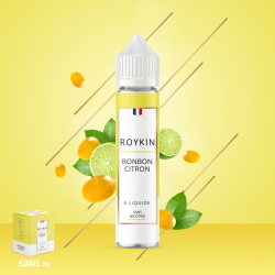 E-liquide Bonbon Citron 50ml - Roykin