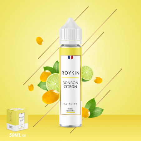 E-liquide Bonbon Citron 50ml - Roykin