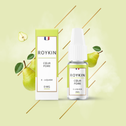E-liquide Cœur Poire 10ml - Roykin - 0mg