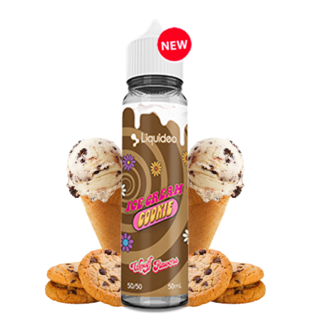 E-liquide Ice Cream Cookie 50ml - Wpuff Flavors by Liquideo