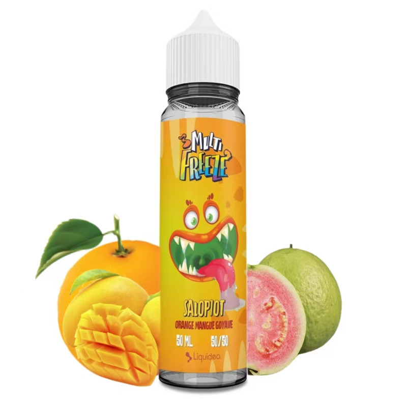 E-liquide Salopiot Orange Mangue Goyave 50ml - Multifreeze by Liquideo - 0mg