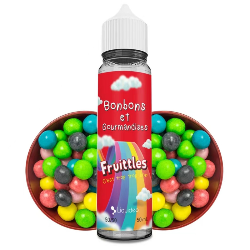E-liquide Fruittles 50ml - Liquideo - 0mg