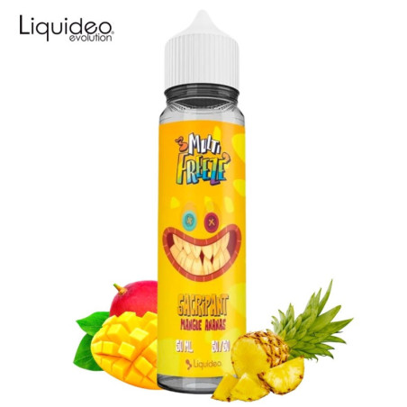E-liquide Sacripant Mangue Ananas 50ml - Multifreeze by Liquideo