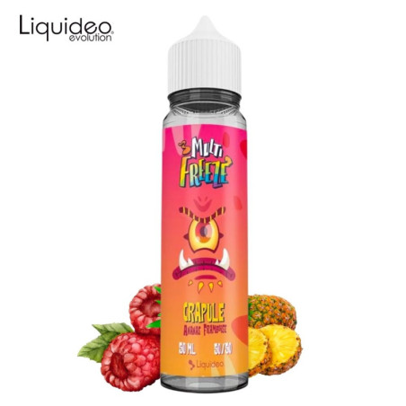 E-liquide Crapule Ananas Framboise 50ml - Multifreeze by Liquideo