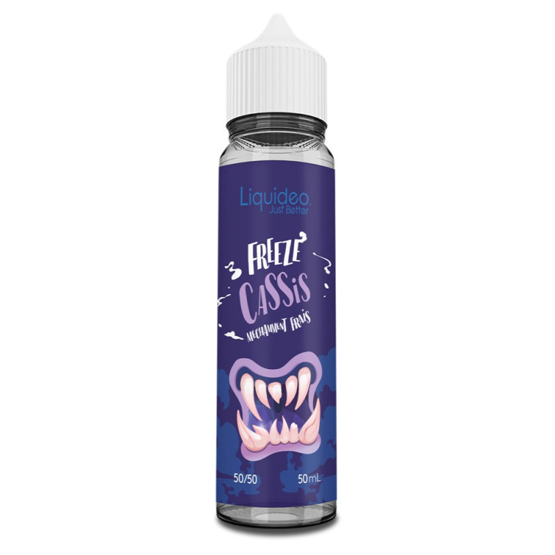 E-liquide Freeze Cassis 50ml - Liquideo - 0mg