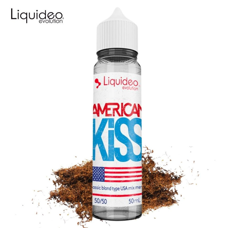 E-liquide Liquideo - American Kiss 50ml - 0mg