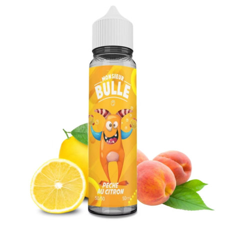 E-liquide Pêche Au Citron 50ml - Liquideo