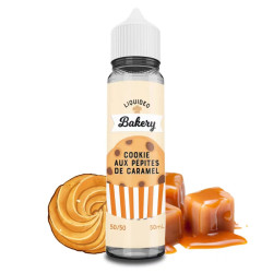 E-liquide Cookie aux pépites de caramel 50ml - Liquideo - 0mg