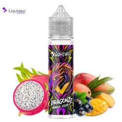 E-liquide Dragon Mangue Cassis 50ml - Dragonzz by Liquideo - 0mg
