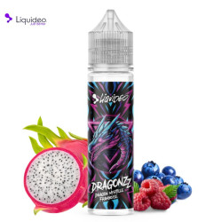 E-liquide Dragon Myrtille Framboise 50ml - Dragonzz by Liquideo