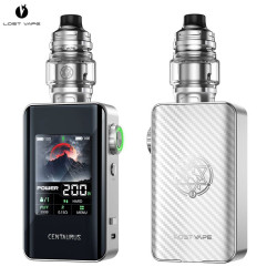 Kit Centaurus BT200 - Lost Vape - Silver Carbon